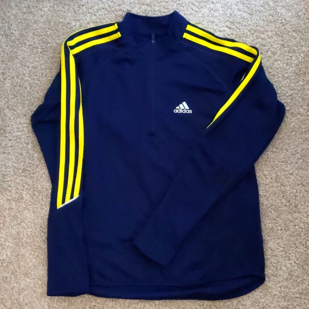 Adidas Half Zip Polyester Sporty Top